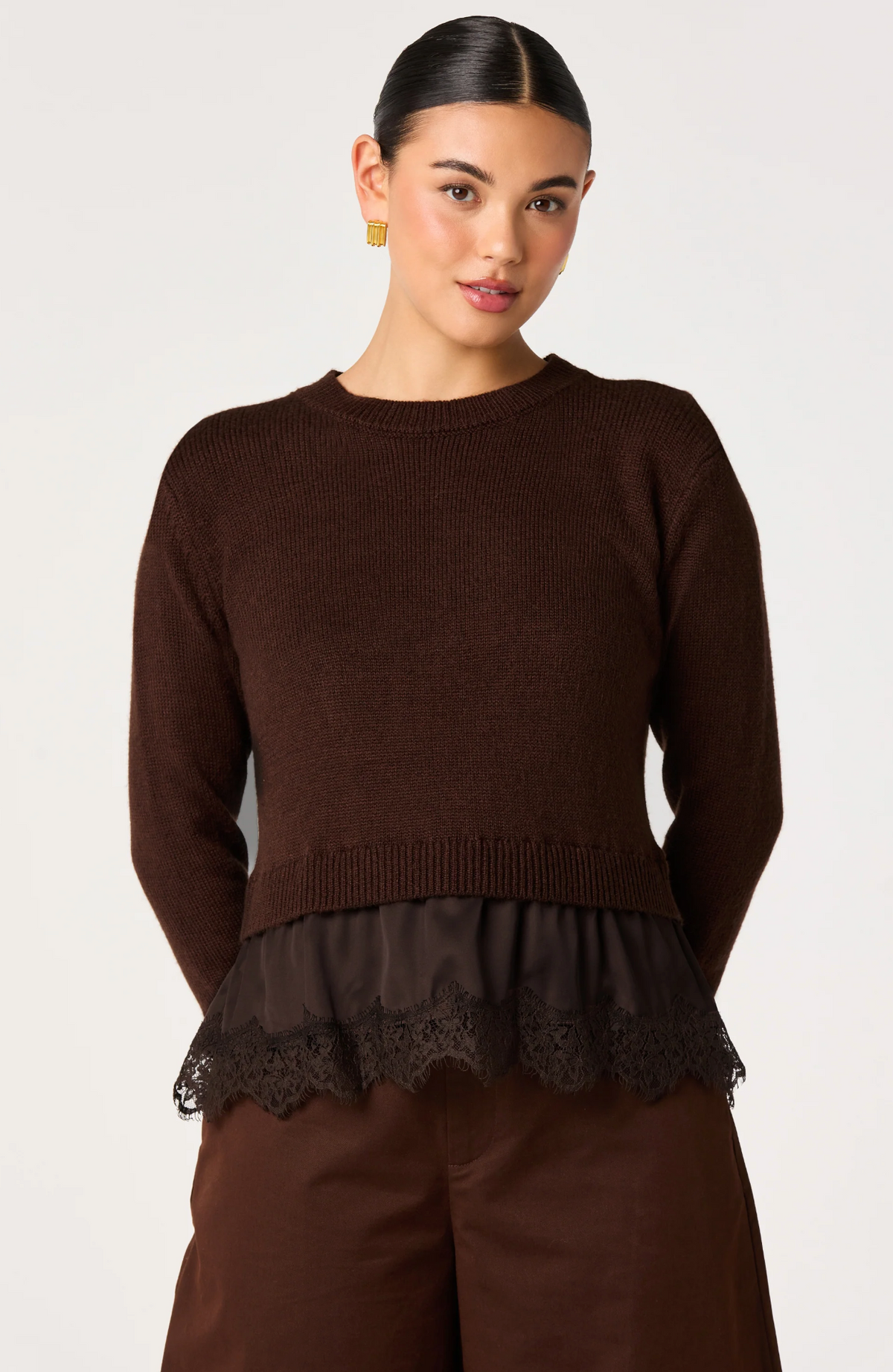 JULIETTE MIXED MEDIA SWEATER