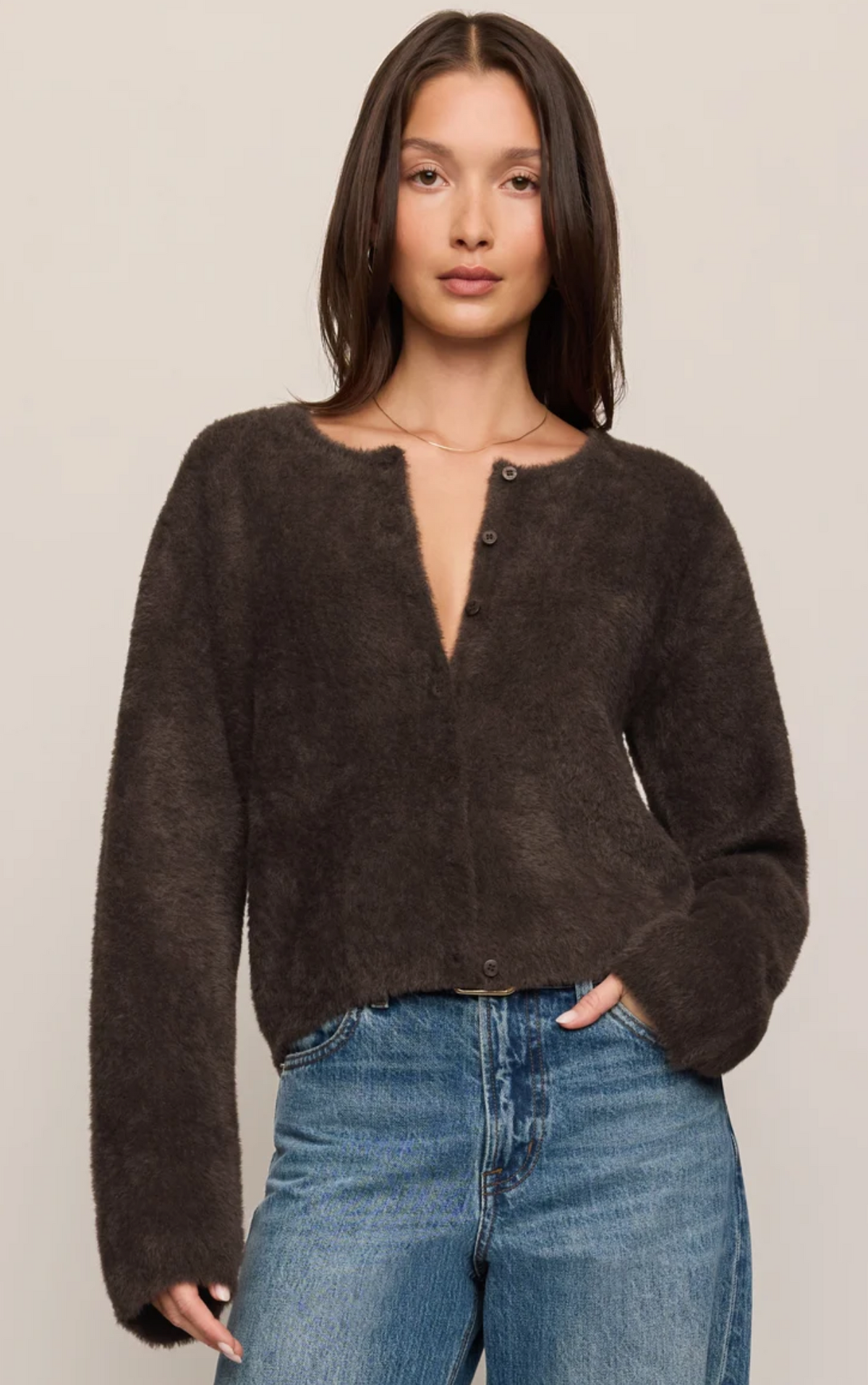WINTERGLOW FLUFFY CARDIGAN
