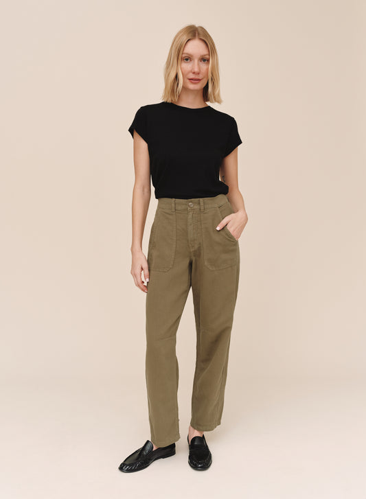 B3638-B71-302 - PORKCHOP DARTED KNEE PANT