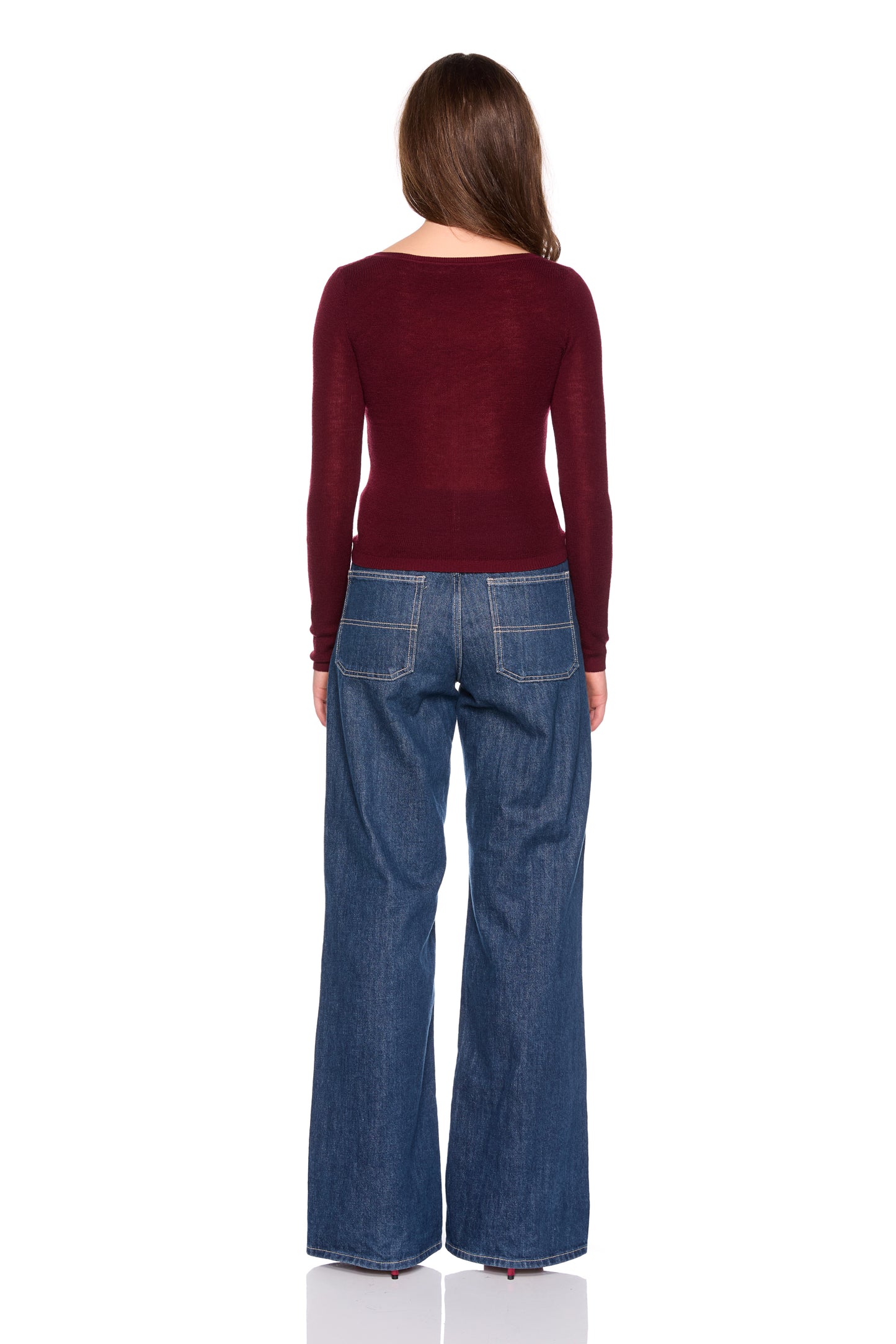 light merino ls henley sweater