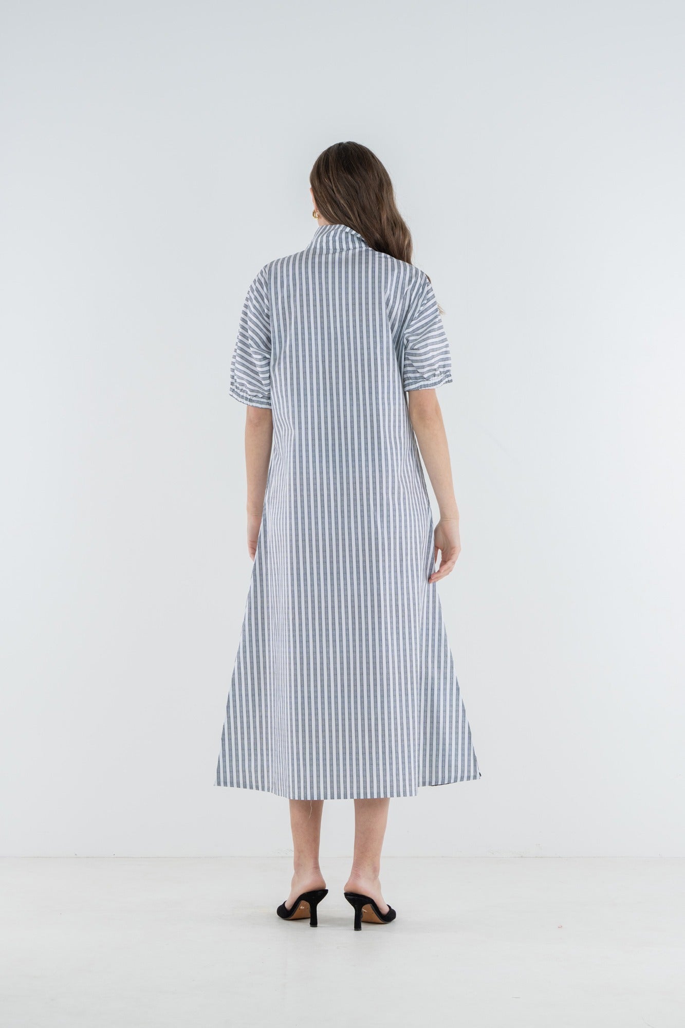 Poppy Maxi - Black Stripe