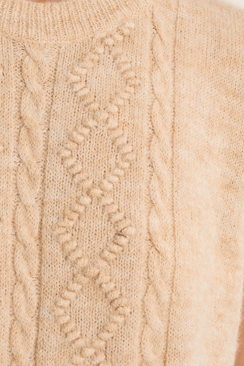 LADIES KNITTED SLEEVELESS SWEATER