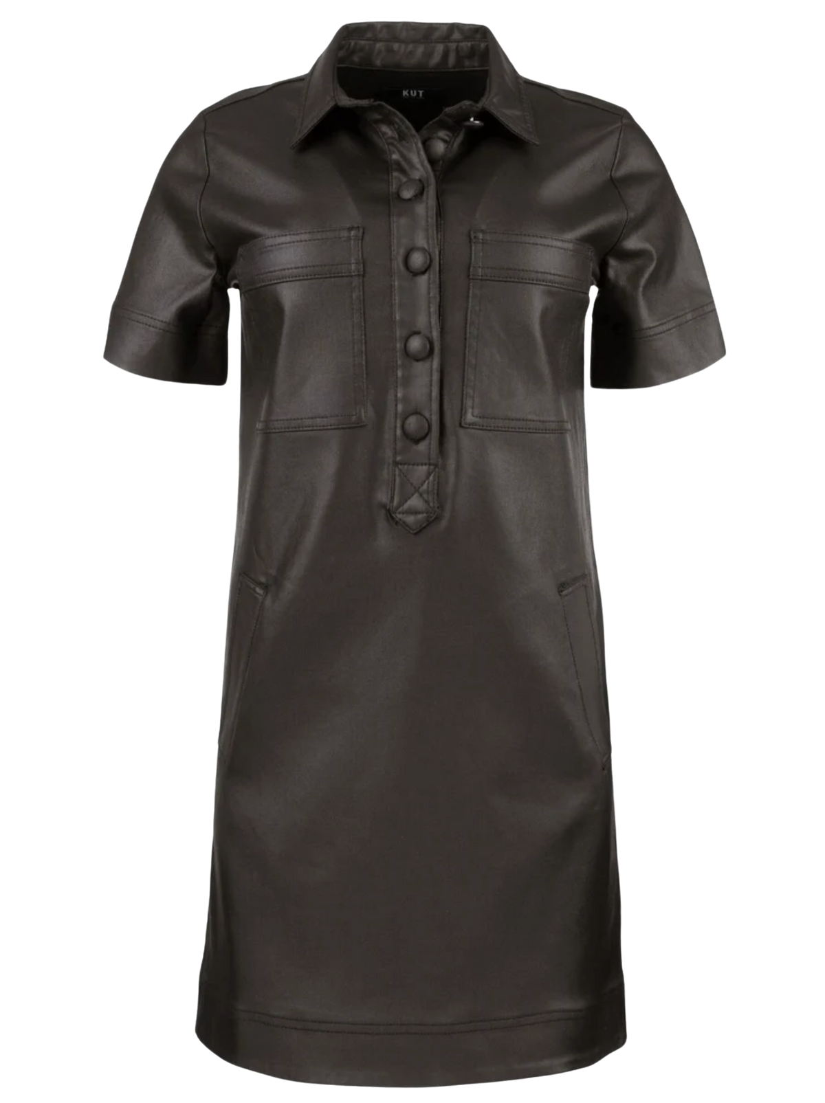 TATIANA DRESS WITH PLACKET + POCKETS