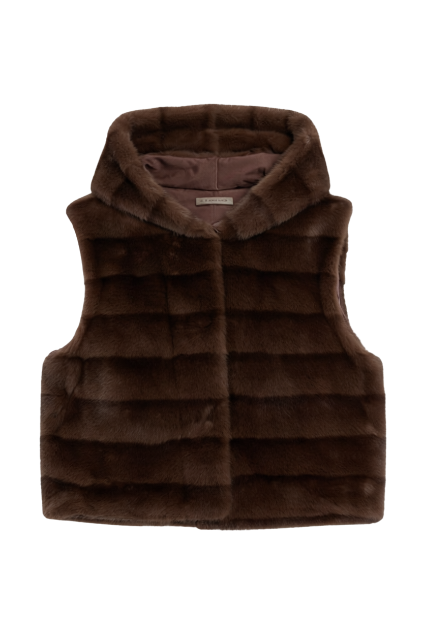 LUXE FAUX FUR VEST