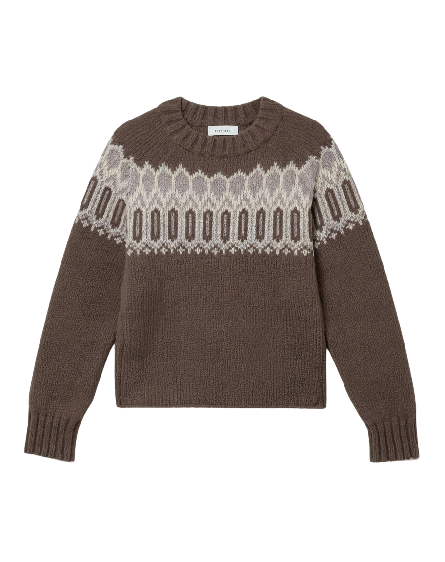 NICOLA FAIR ISLE CREW CHUNKY