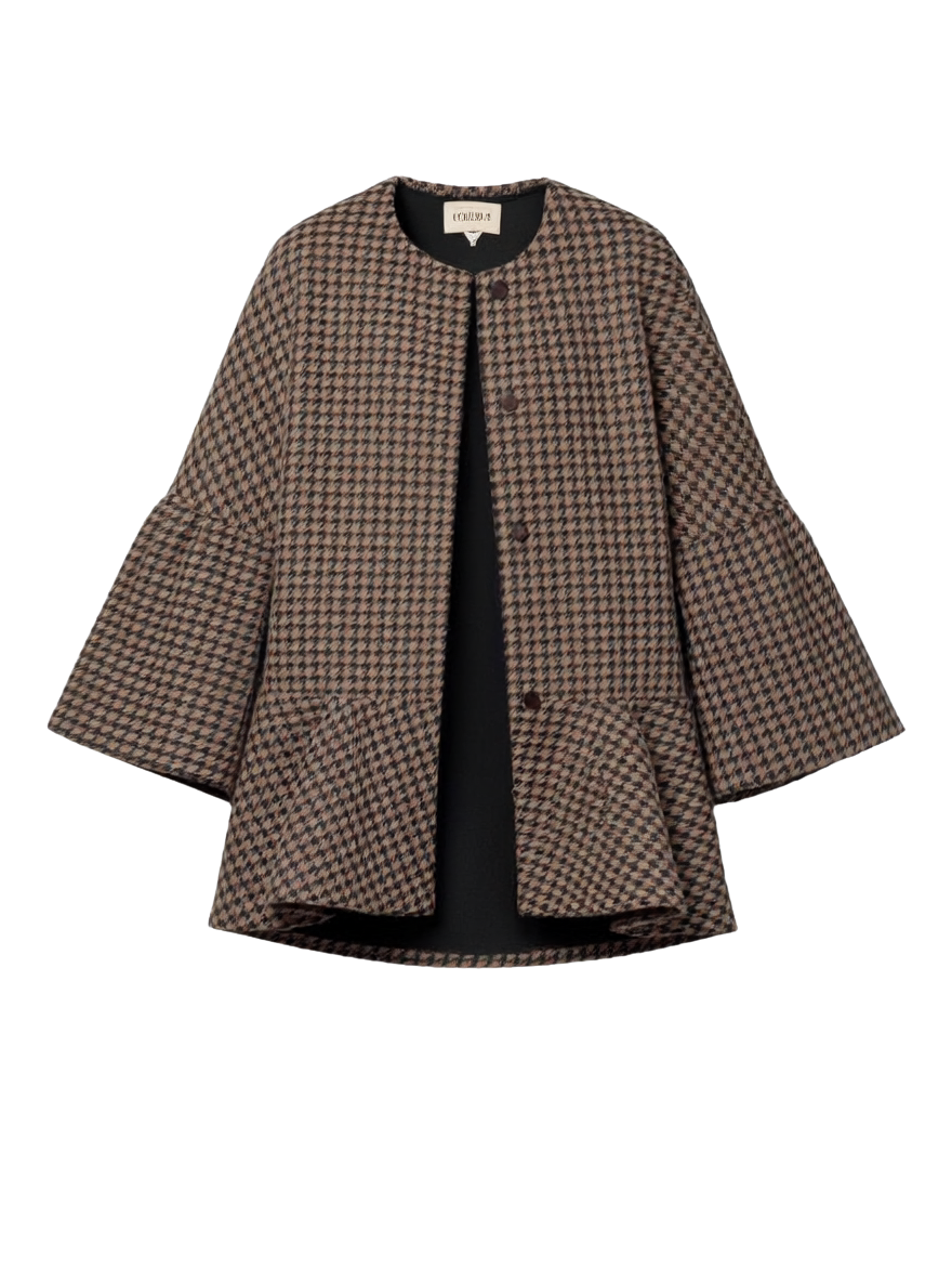 WOMEN'S JACKET CAPE - MEATPACKING