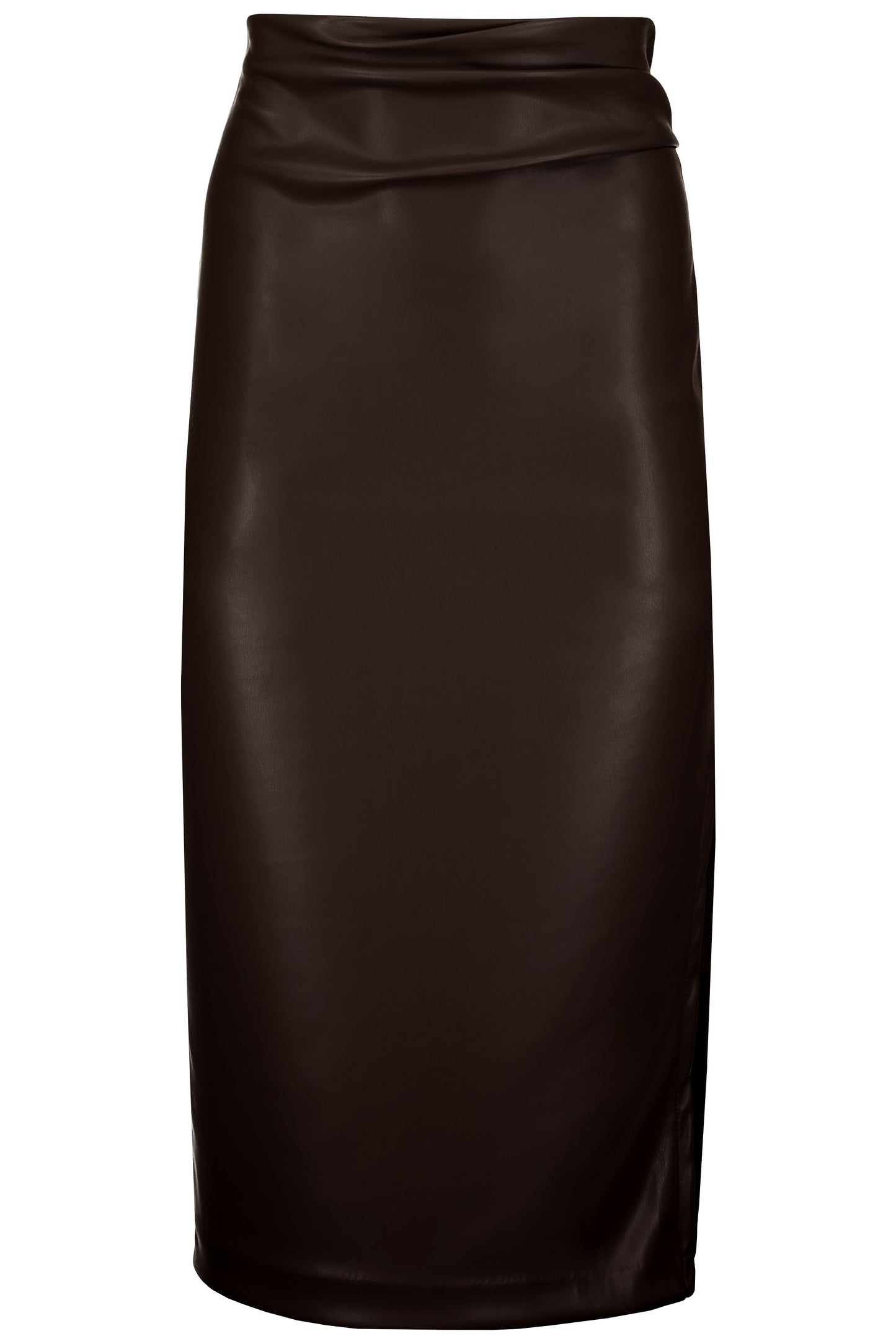 COLETTE SIDE RUCHED MIDI SKIRT
