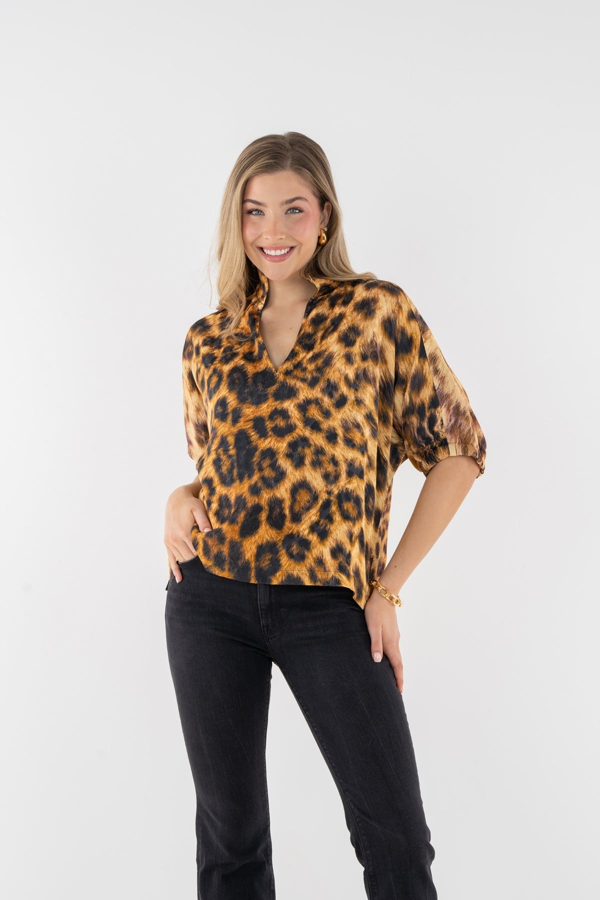 Poppy Top - Leopard