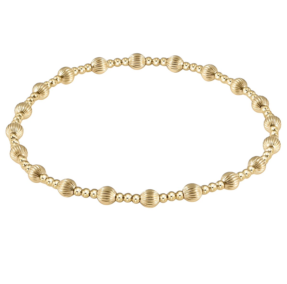 DIGNITY SINCERITY PATTERN GOLD BRACELET