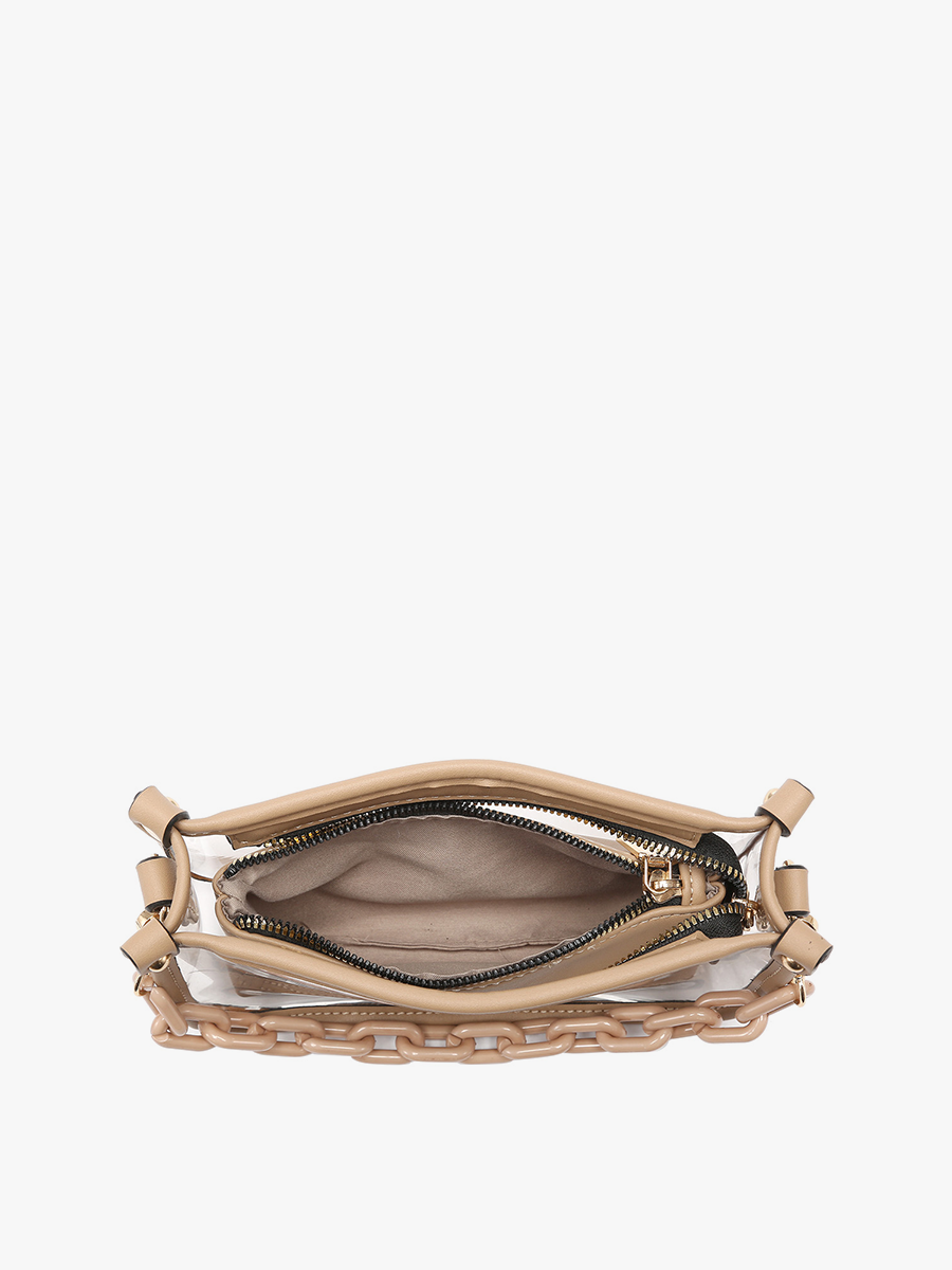 JESSICA STADIUM CLEAR CROSSBODY BAG