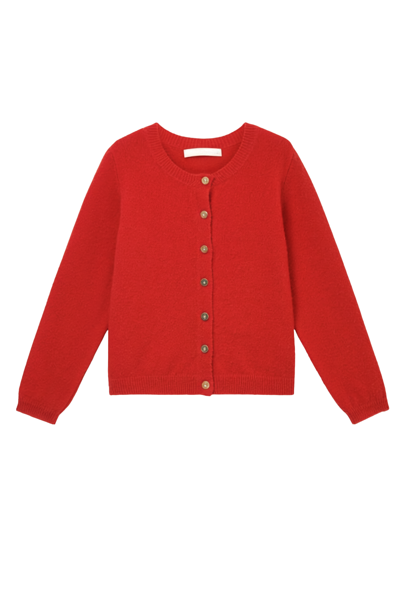 LADIES KNITTED CARDIGAN
