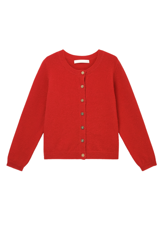 LADIES KNITTED CARDIGAN