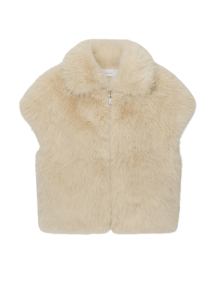 SILKY FUR VEST