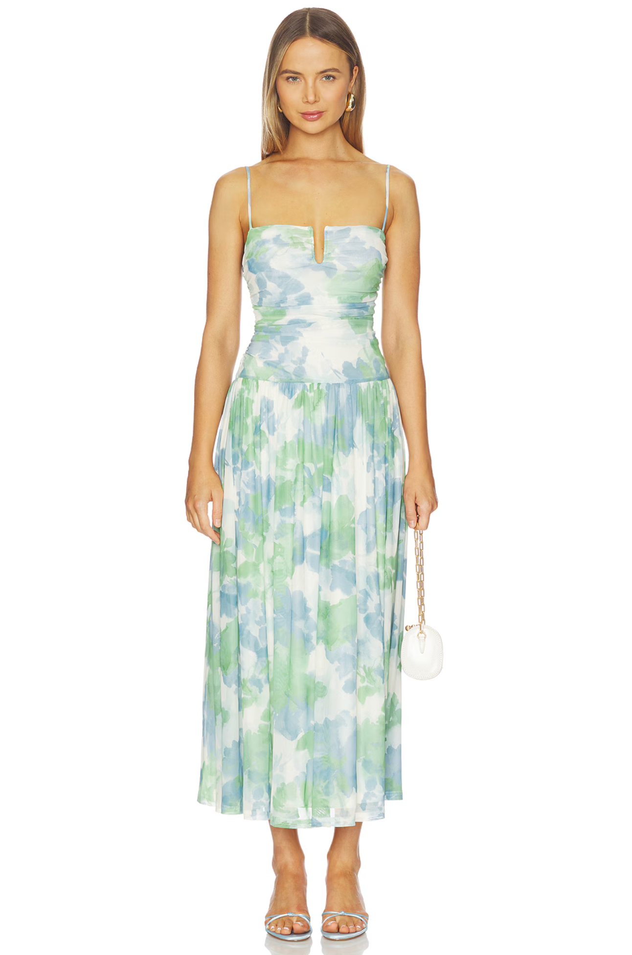 CARRIE MESH MAXI DRESS