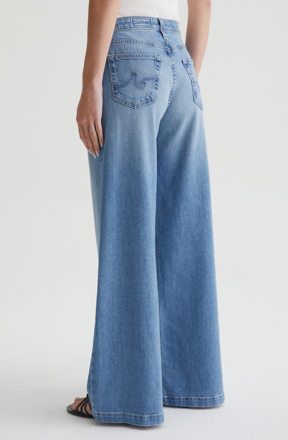 LEANA MID RISE PALAZZO JEAN