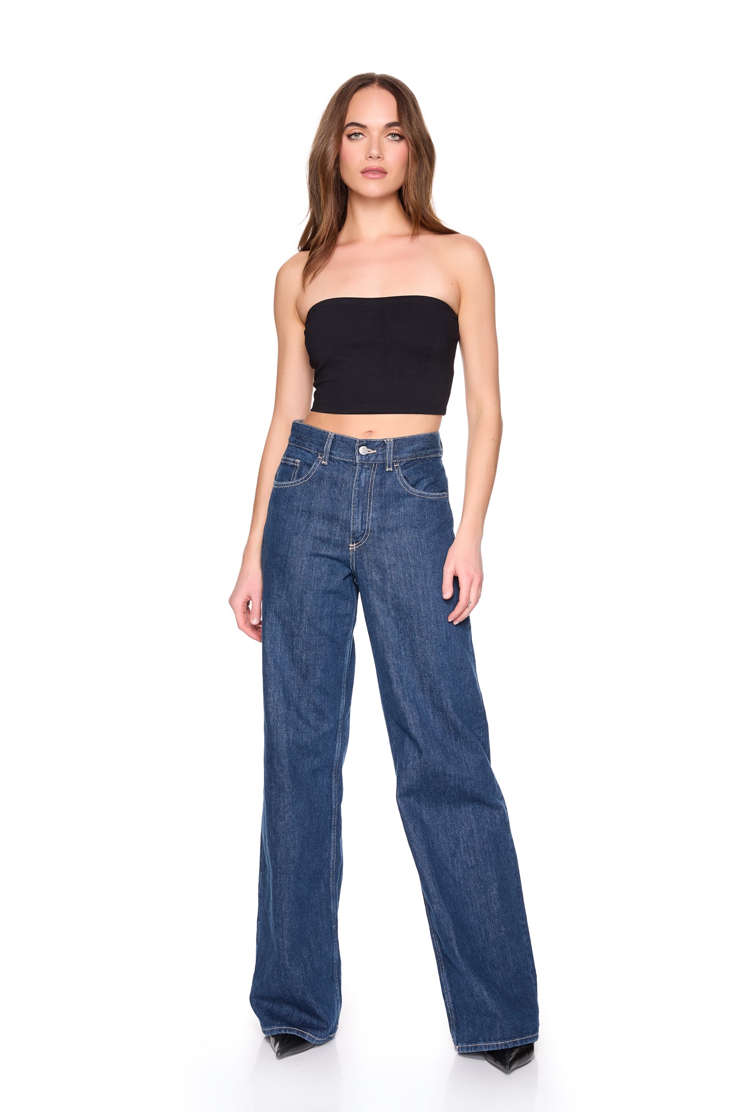 essential tube top crop