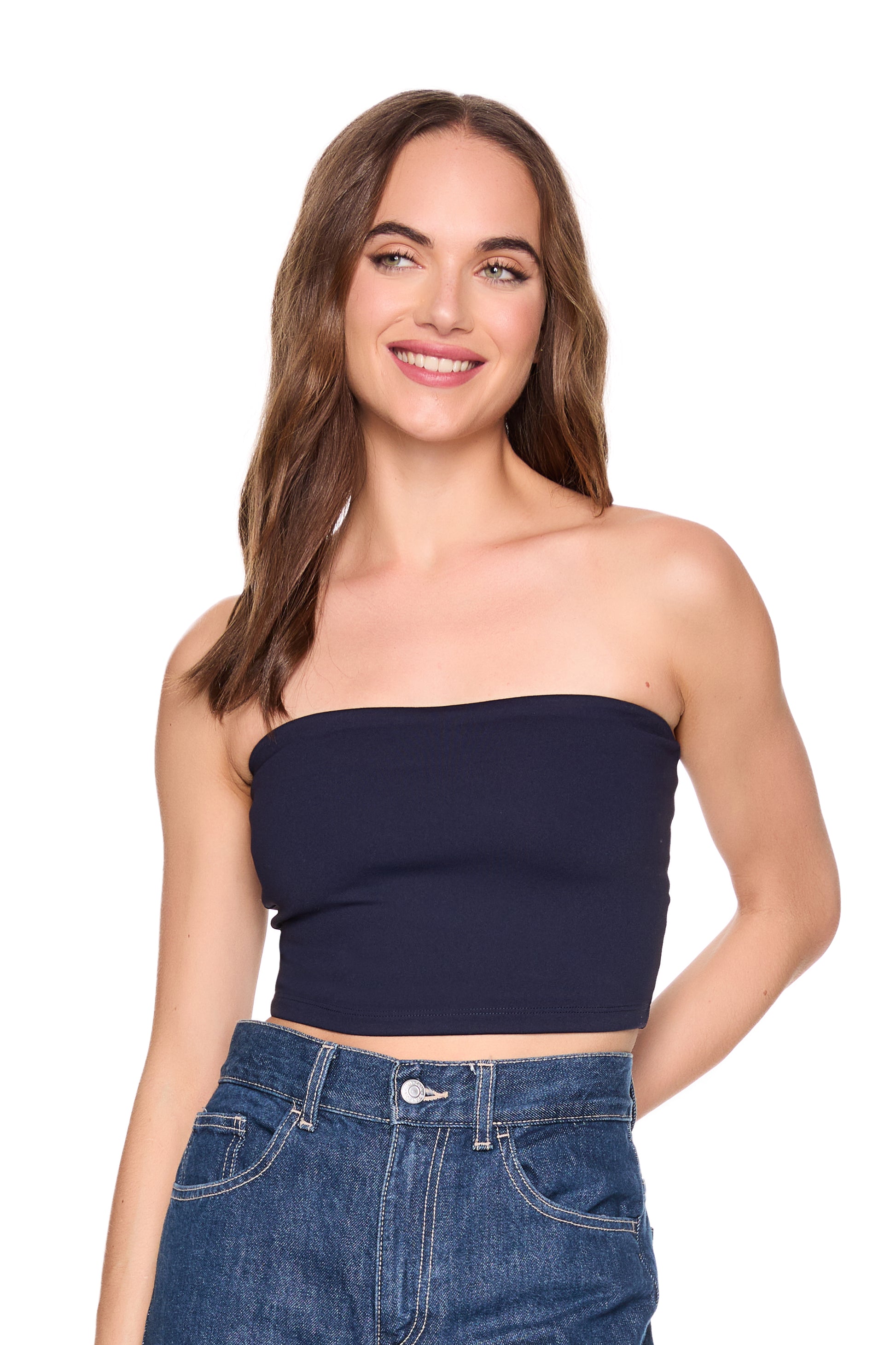 essential tube top crop