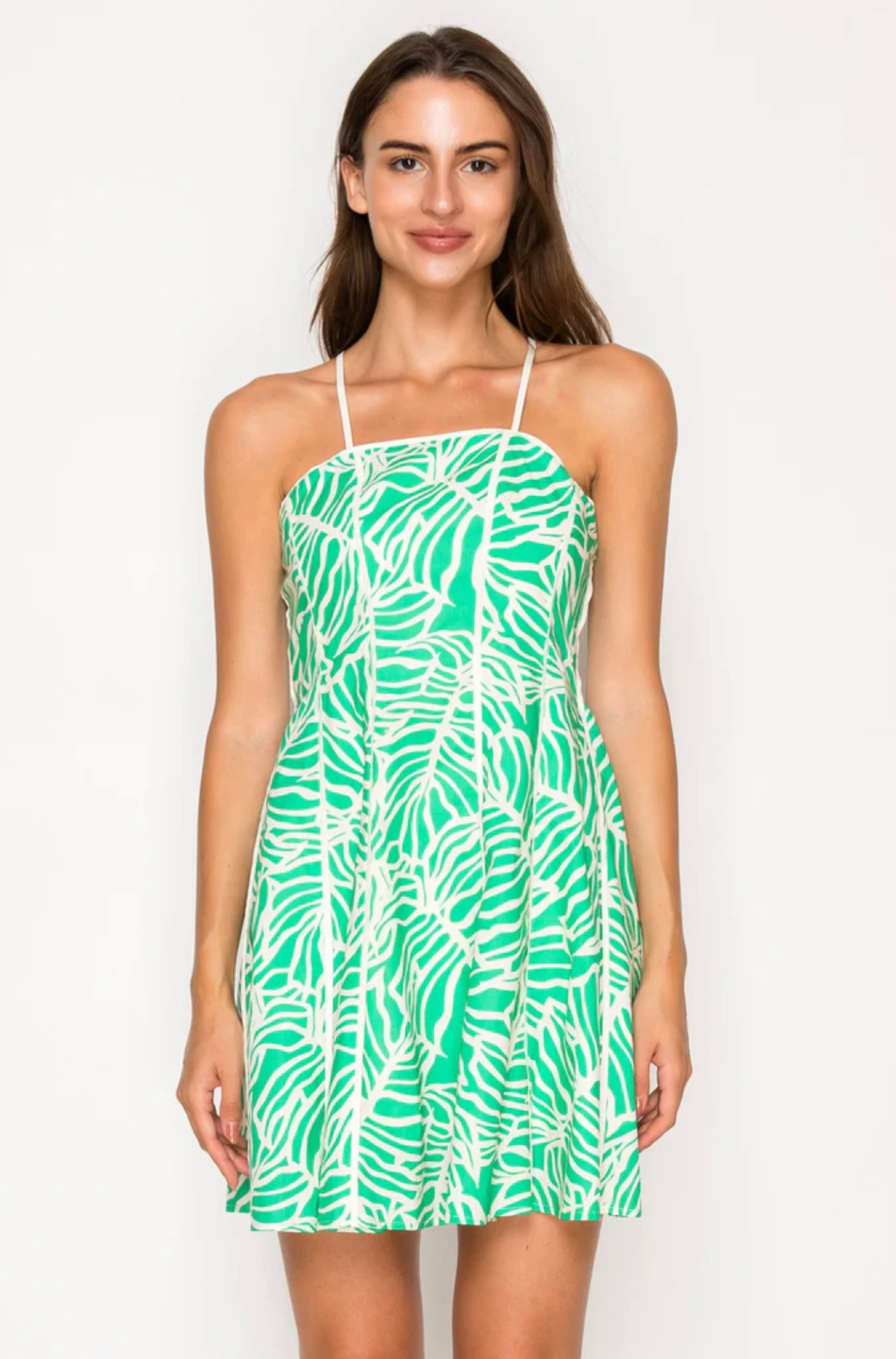 VERDE PALMS MINI DRESS