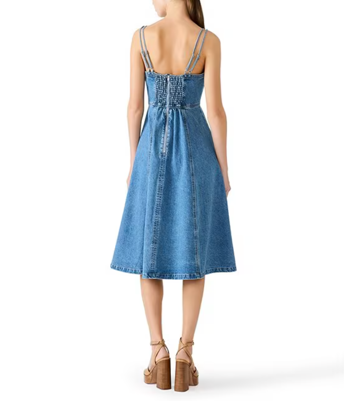 HARLEY DENIM MIDI DRESS