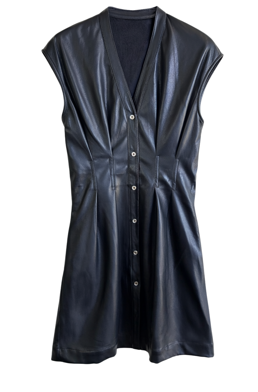 CAROL MINI PLEATED DRESS