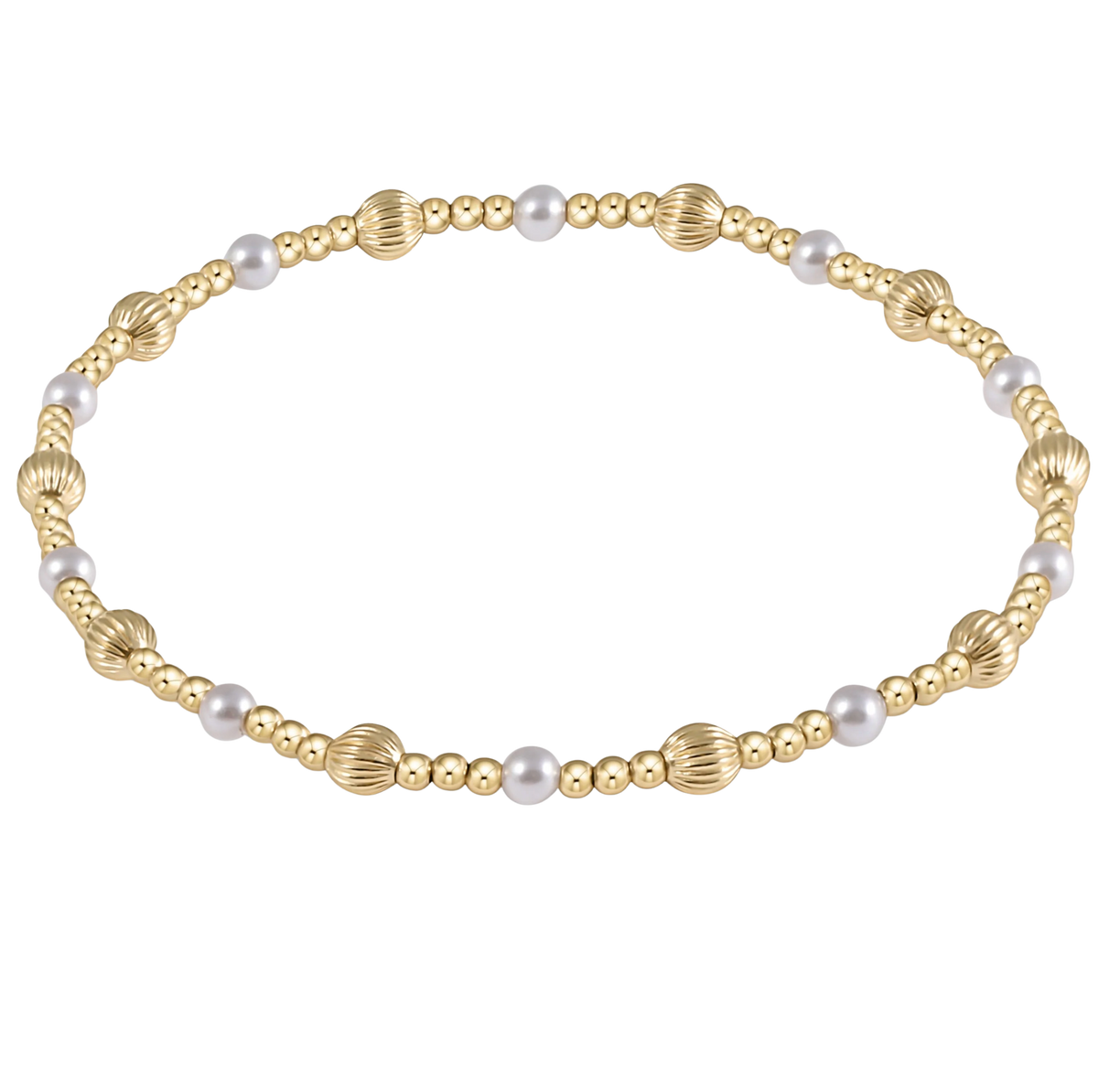 DIGNITY SINCERITY GOLD BRACELET - PEARL