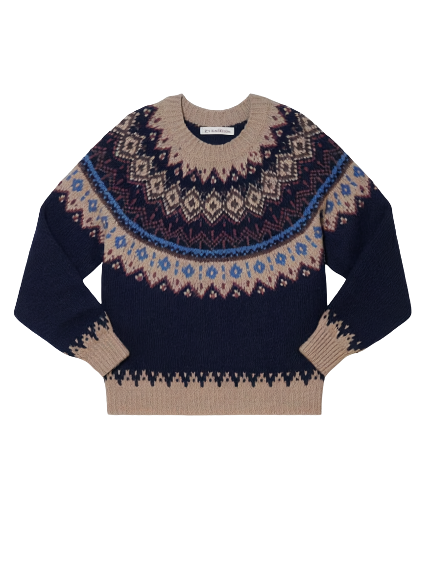 CHUNKY FAIR ISLE CREW