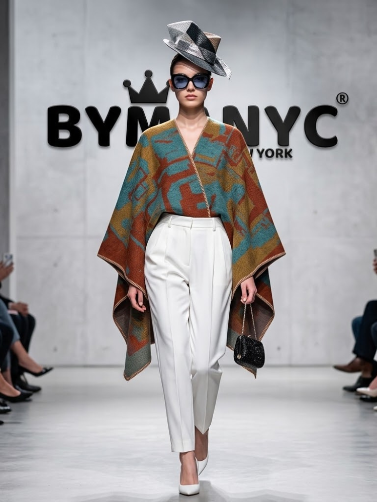 WOMEN'S JACKET CAPE - MADISON AVENUE