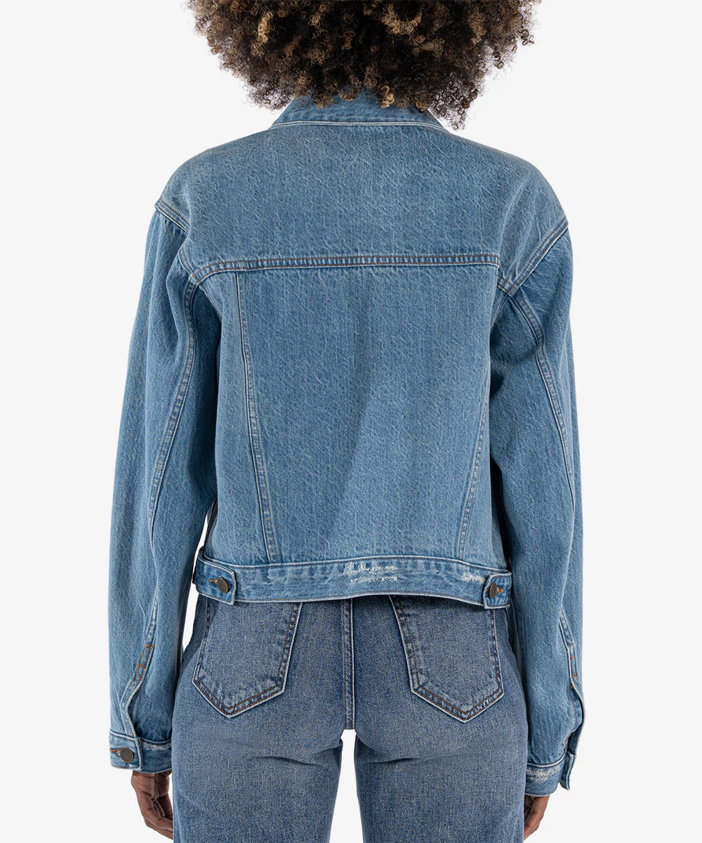DOLLY CROP DENIM JACKET