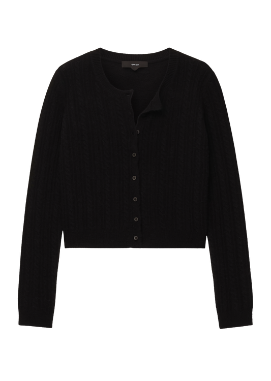 MEDINA CABLE POINTELLE CARDIGAN