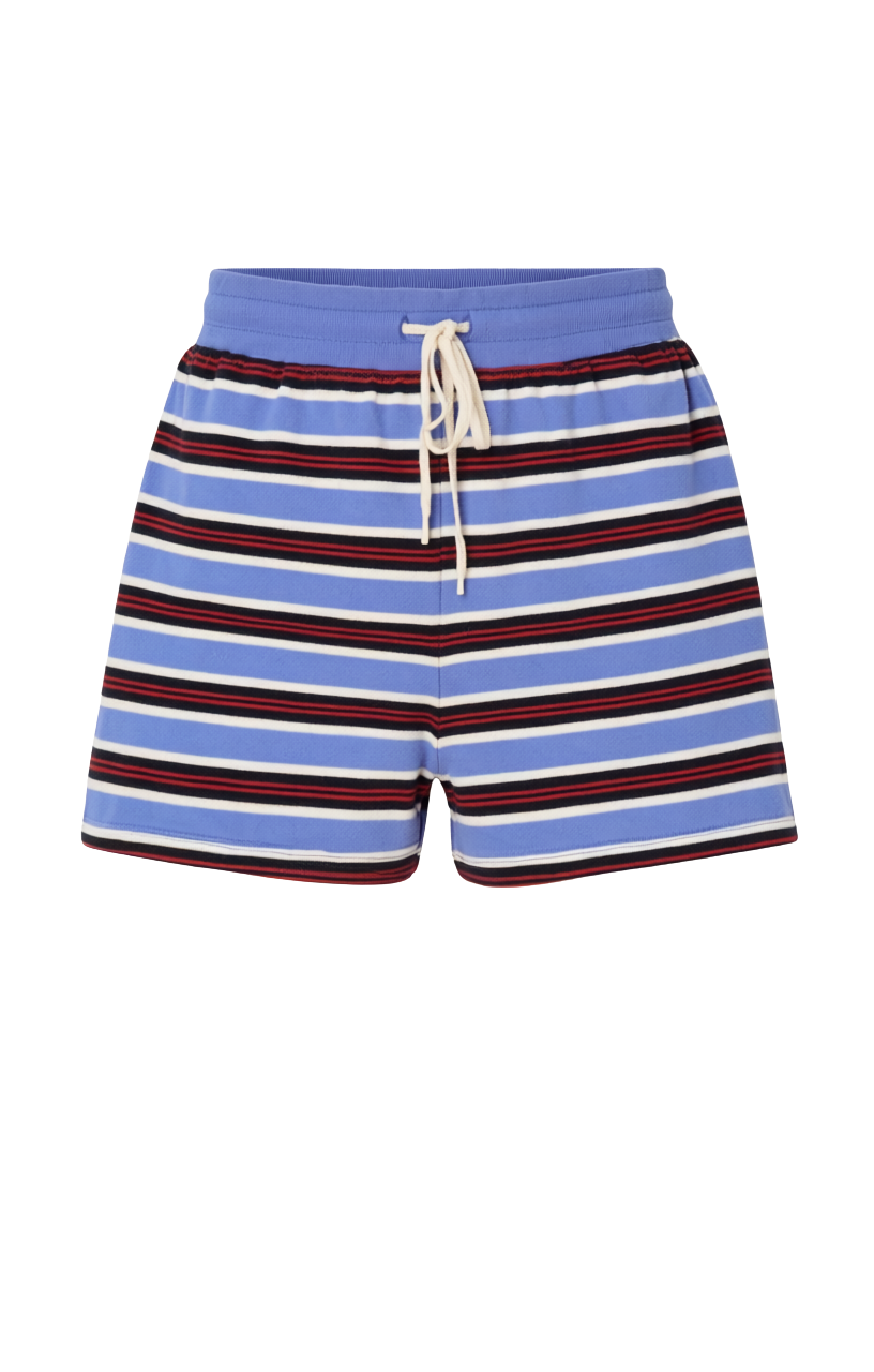 LOW KEY STRIPE FLEECE SHORT