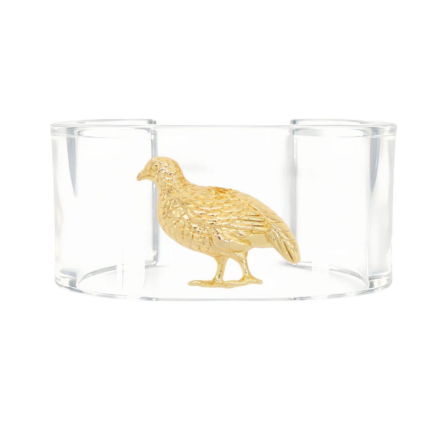 QUAIL ACRYLIC CUFF BRACELET