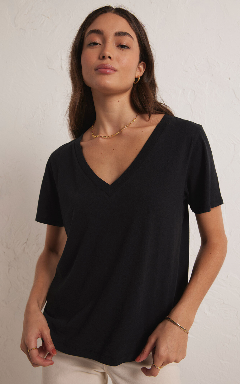 GIRLFRIEND V-NECK TEE