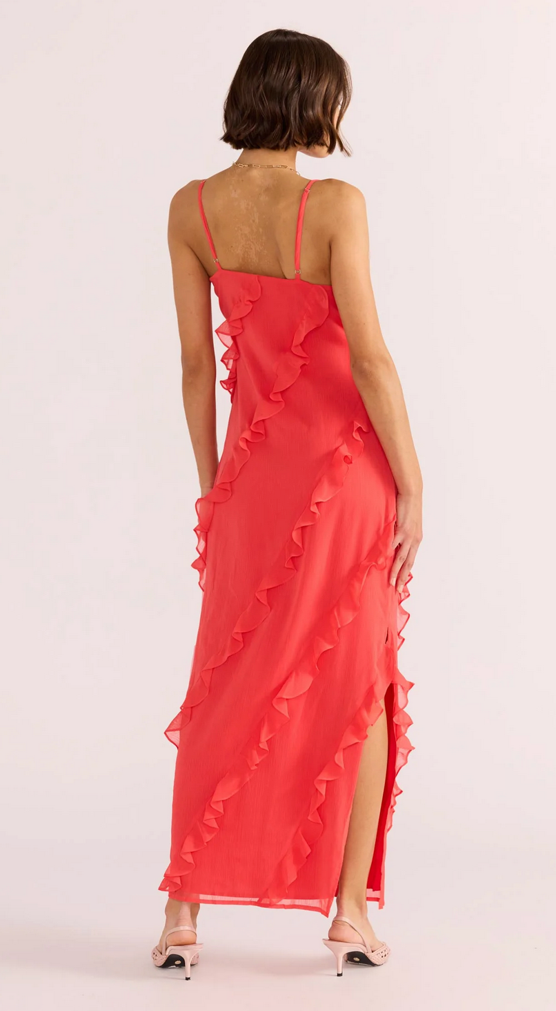 VENUS RUFFLE MAXI DRESS