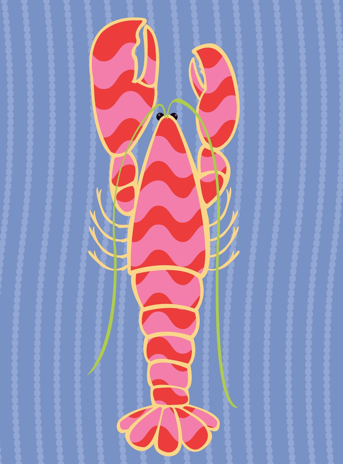 Lobstah Towels Miss Crimson