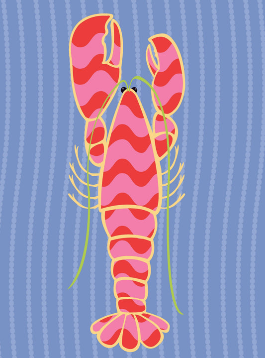 Lobstah Towels Miss Crimson