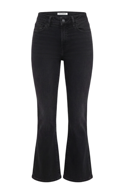 GOOD LEGS CROP MINI BOOT JEANS