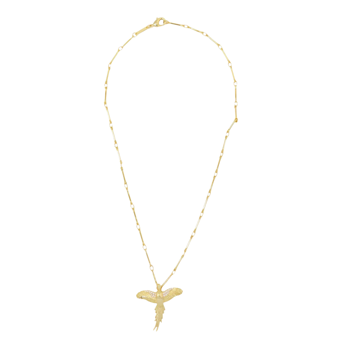 PHEASANT PENDANT NECKLACE