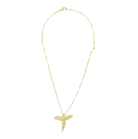 PHEASANT PENDANT NECKLACE