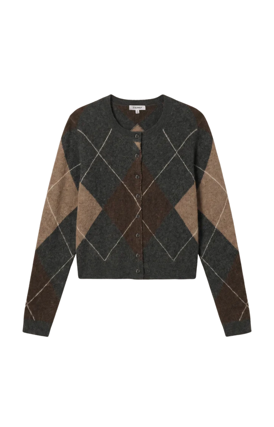 MEDINA ARGYLE CARDIGAN