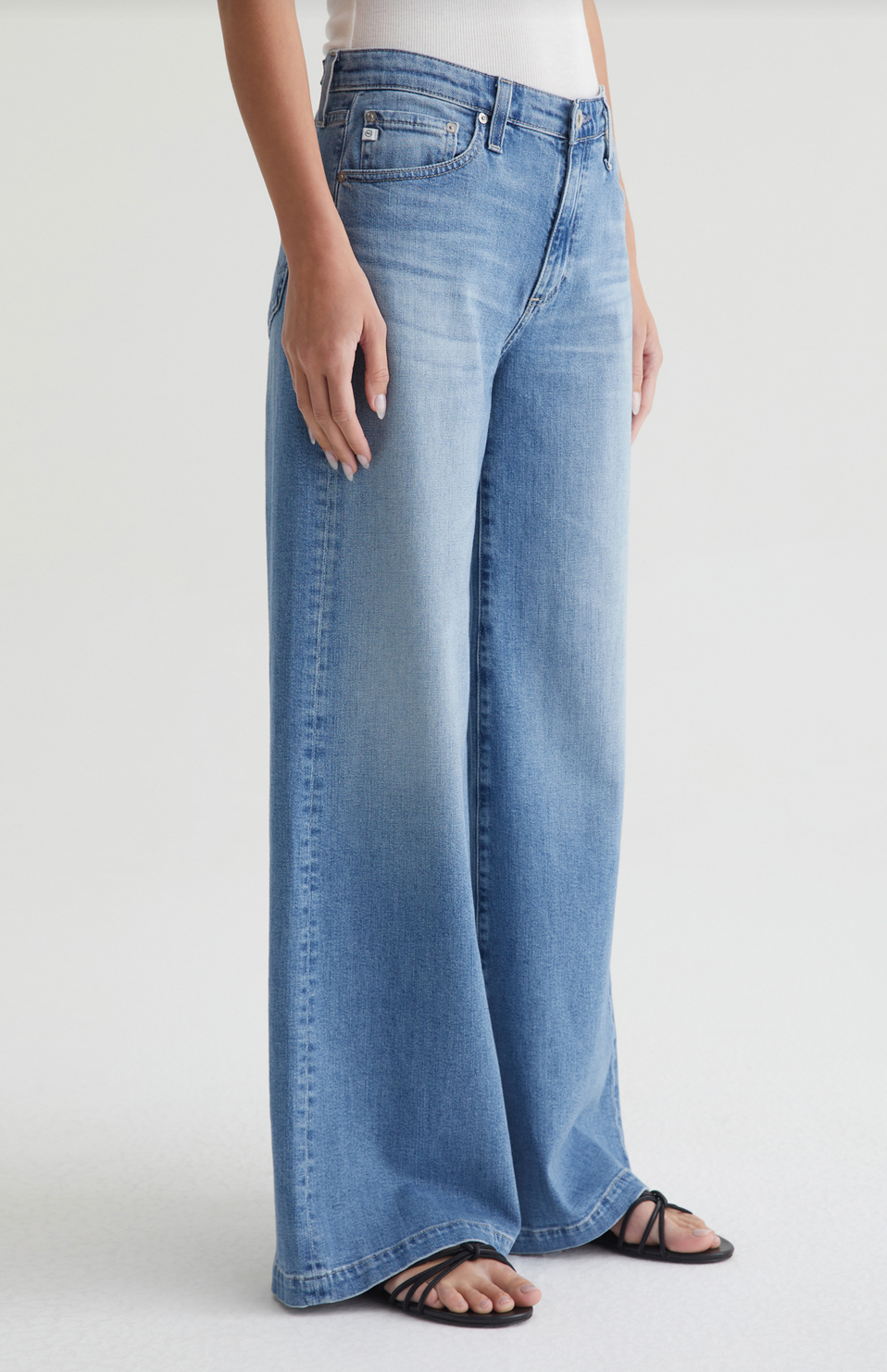 LEANA MID RISE PALAZZO JEAN