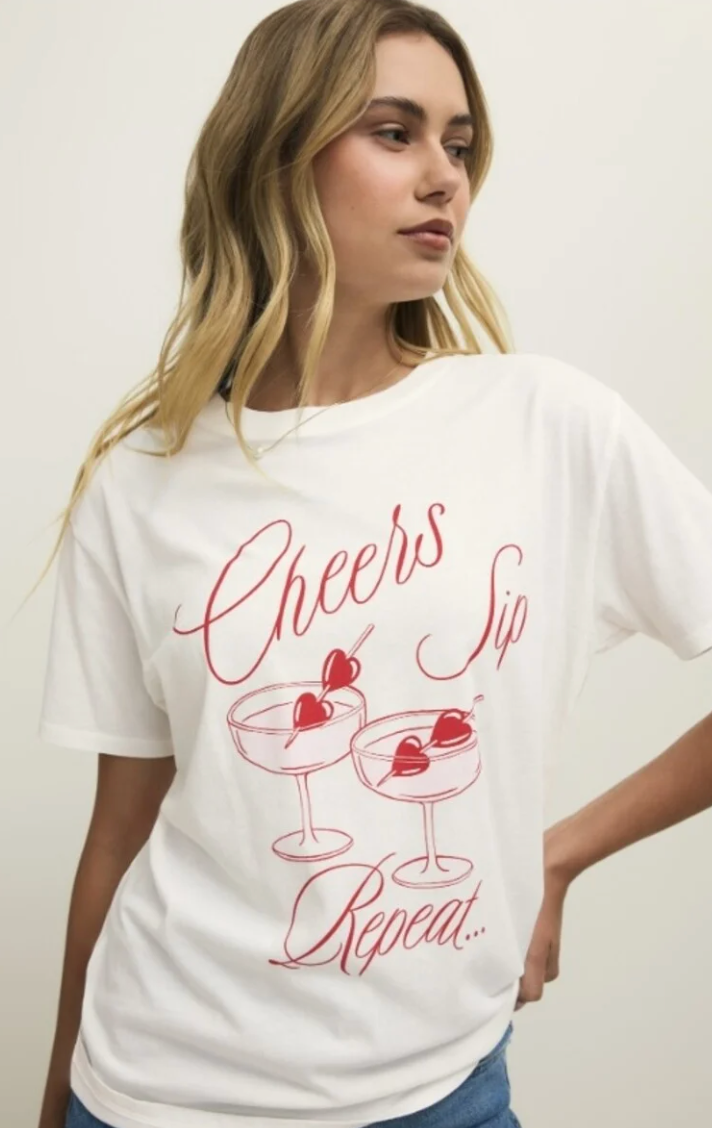 CHEERS BOYFRIEND TEE