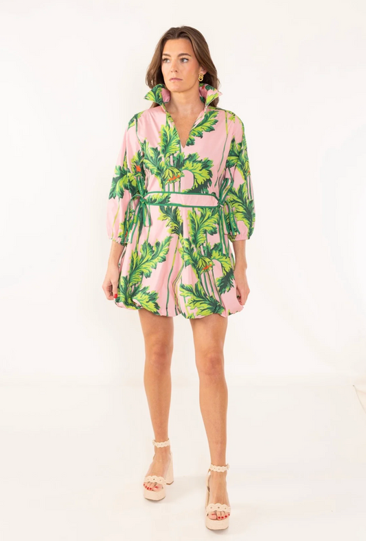 PINK REGENCY BIRDIE BUBBLE SHORT