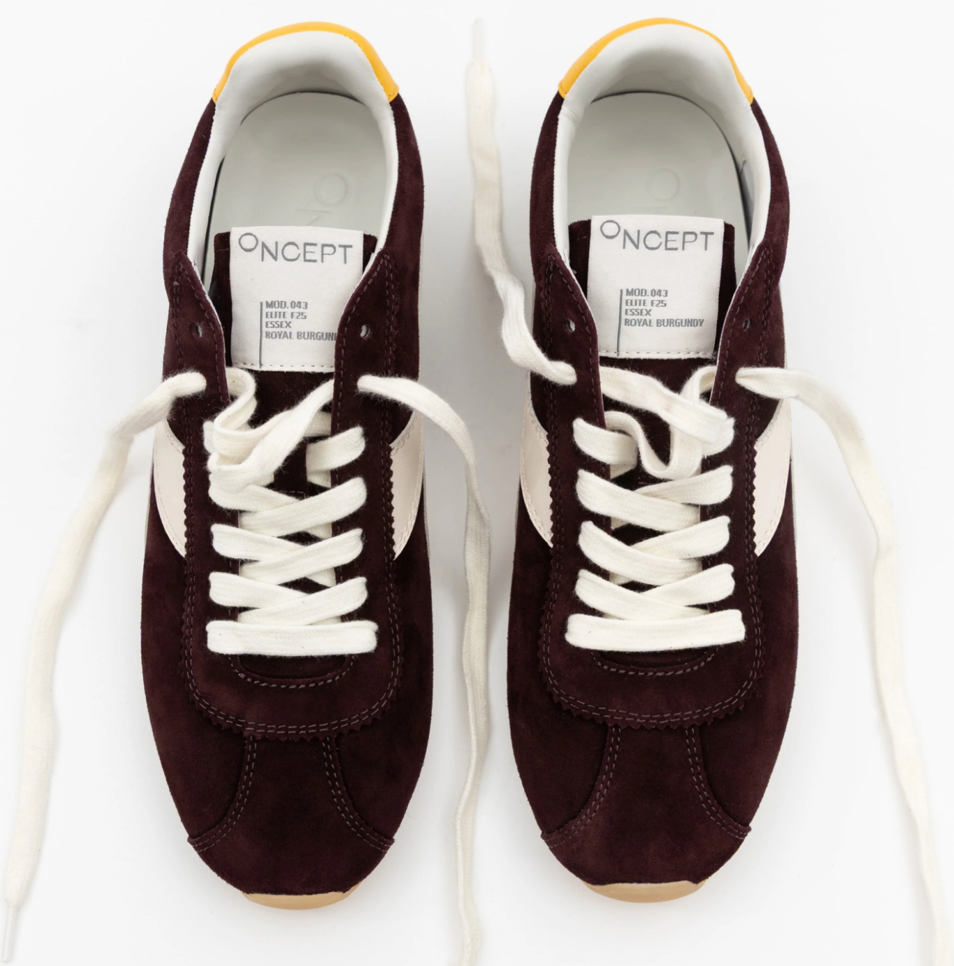 ESSEX SNEAKER ROYAL BURGUNDY VELOUR SUEDE