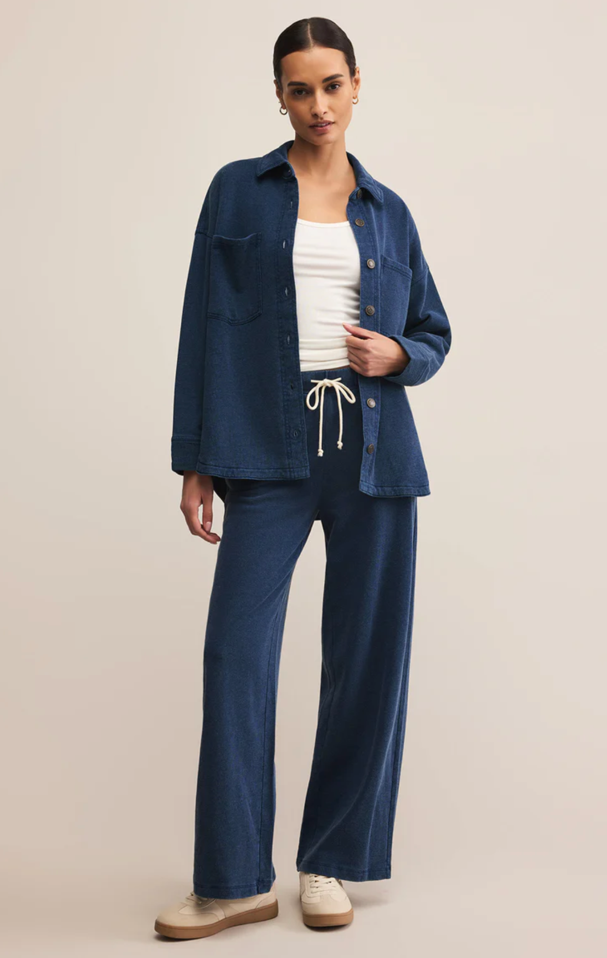 ALL DAY KNIT DENIM JACKET