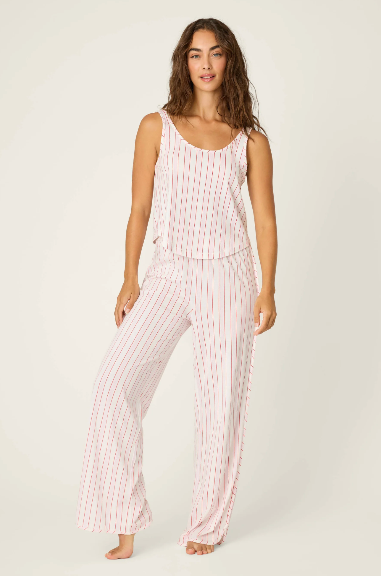 FEELING LOVED STRIPED PJ SET