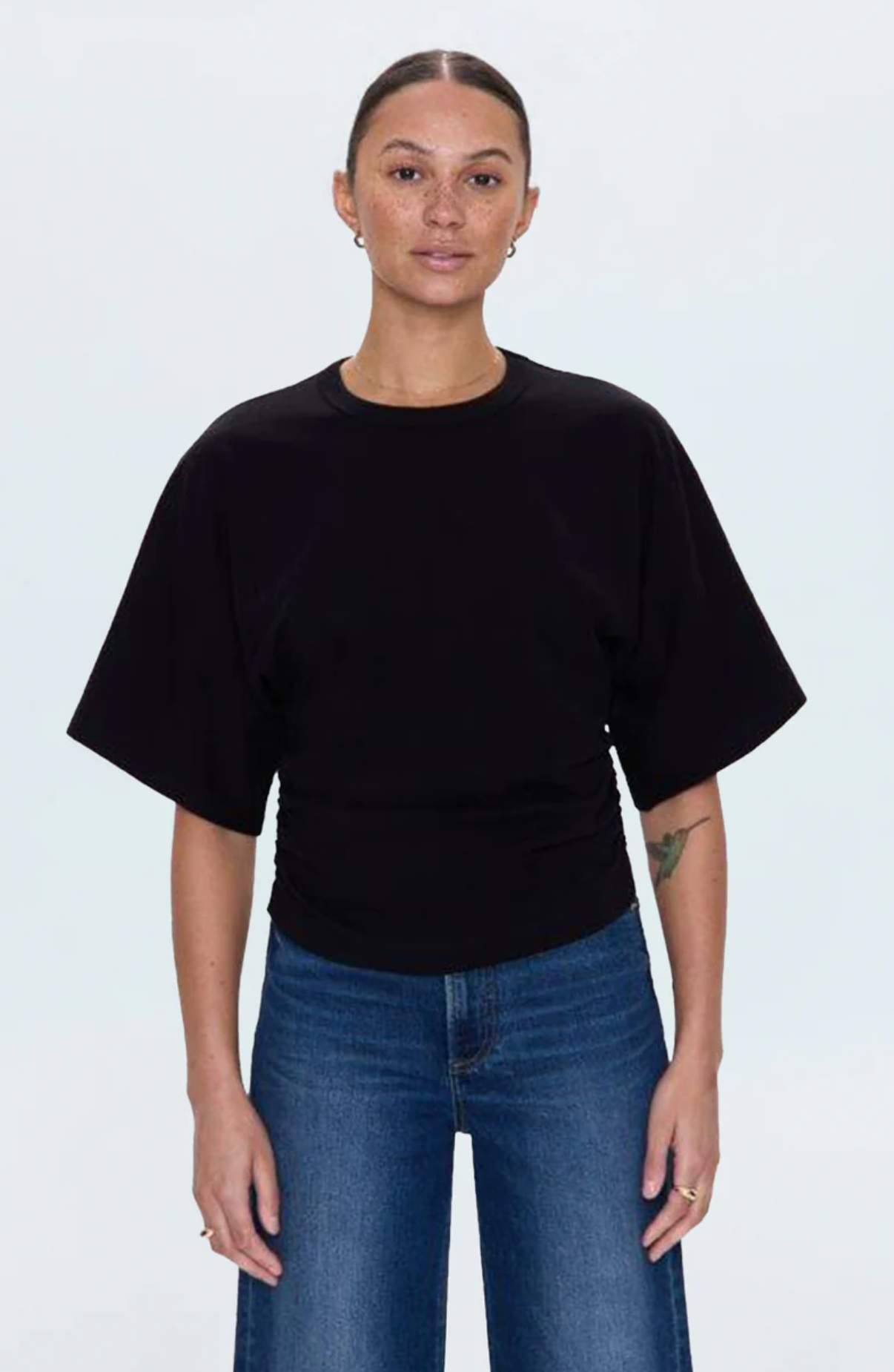 VERONICA KIMONO SLEEVE FITTED TEE