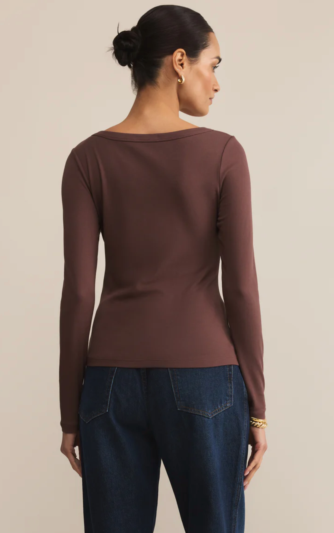 SECOND SKIN SCOOP NECK TOP