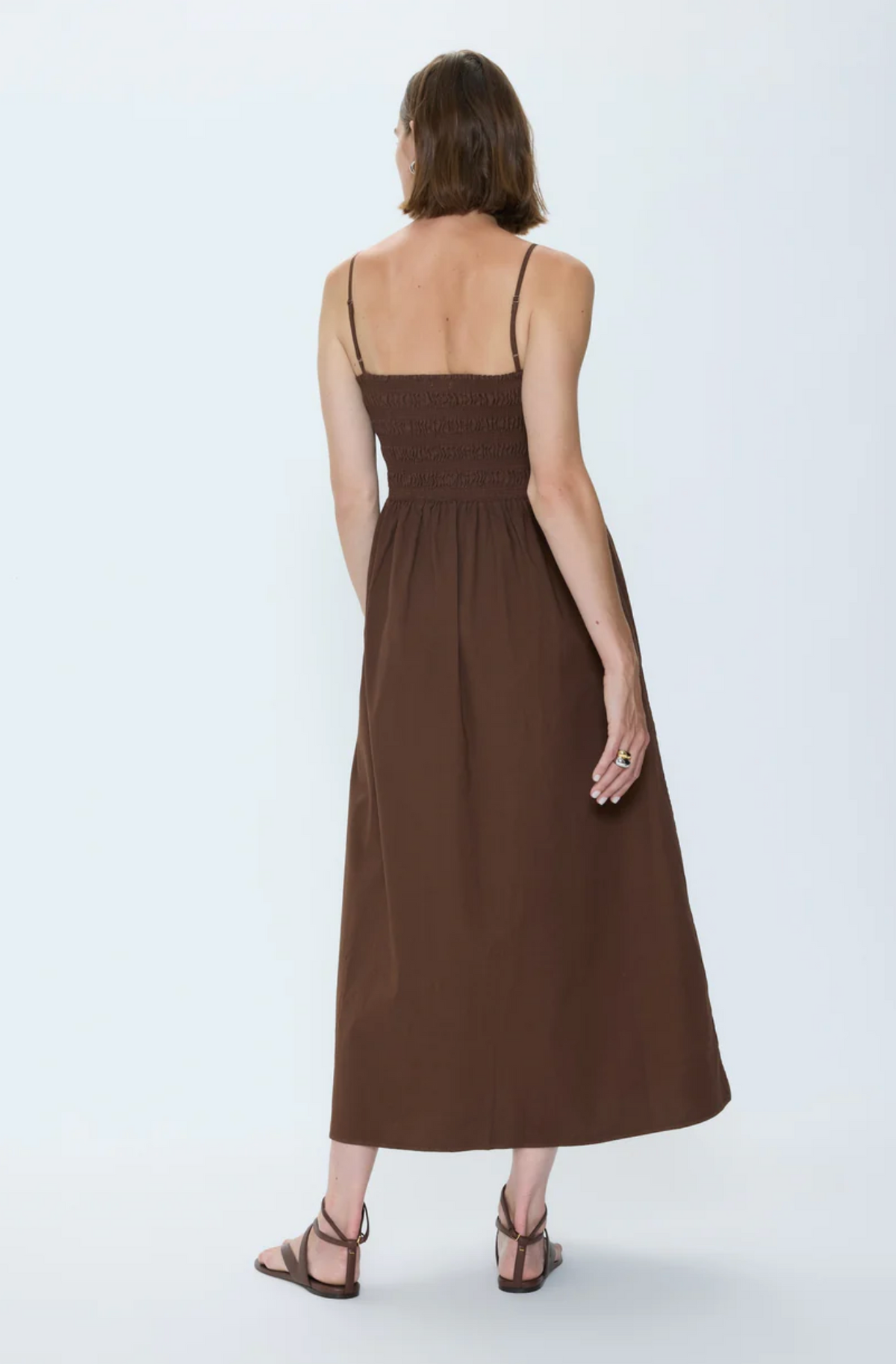BIANCA SHIRRED BODICE DRESS
