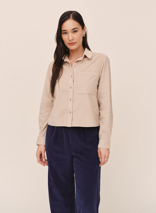 B20229-L88-302 - LONG SLEEVE PATCH POCKET WORK SHIRT