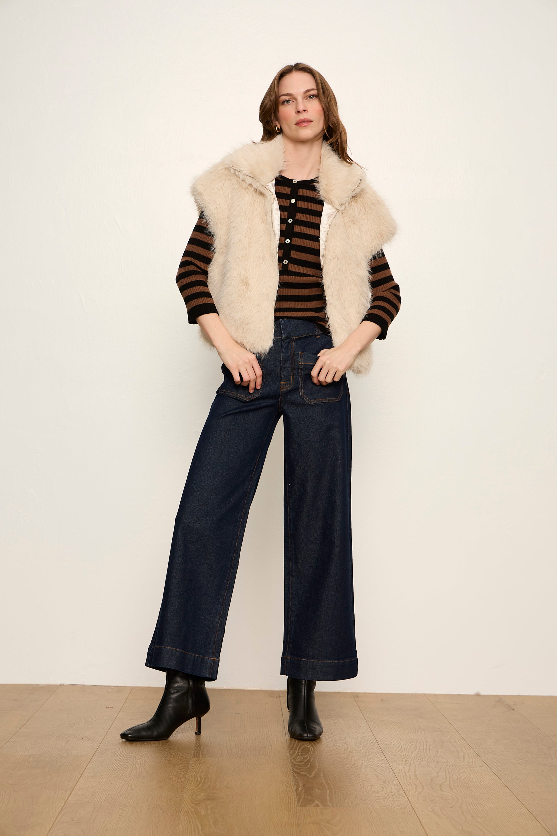 SILKY FUR VEST